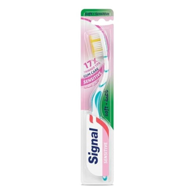 Signal Slim Care Double Care Sensitive Soft for gentle plaque removal Toothbrush 1PC