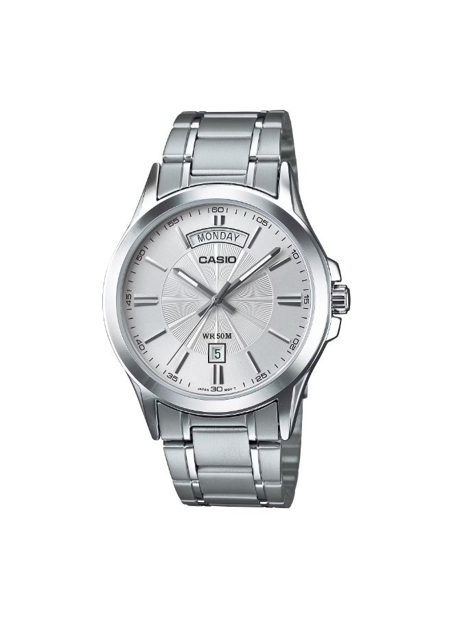 ساعة يد أنالوج للرجال من إنتايسر MTP-1381D-7A - 46.6 × 39.9 × 8.9 مم