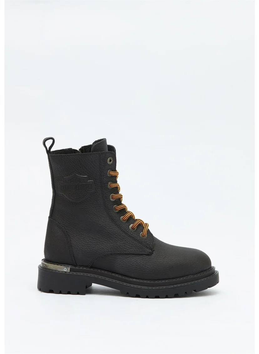 HARLEY DAVIDSON Rebel Women's Black Leather Boots