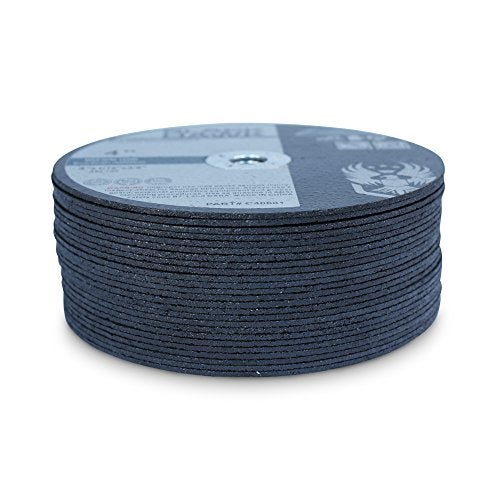 BHA Metal and Stainless Steel Cut Off Wheels for Die Grinders, 4” x 1/16” x 3/8” - 25 Pack - Image 3