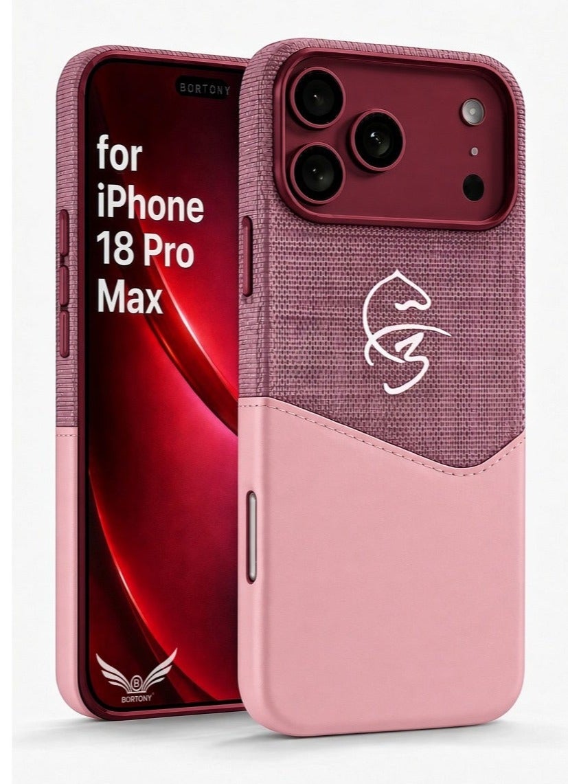 BORTONY BORTONY iPhone 18 Pro Max Case Magsafe Fabric Leather Z2FB1B7398F252AA5831EZ