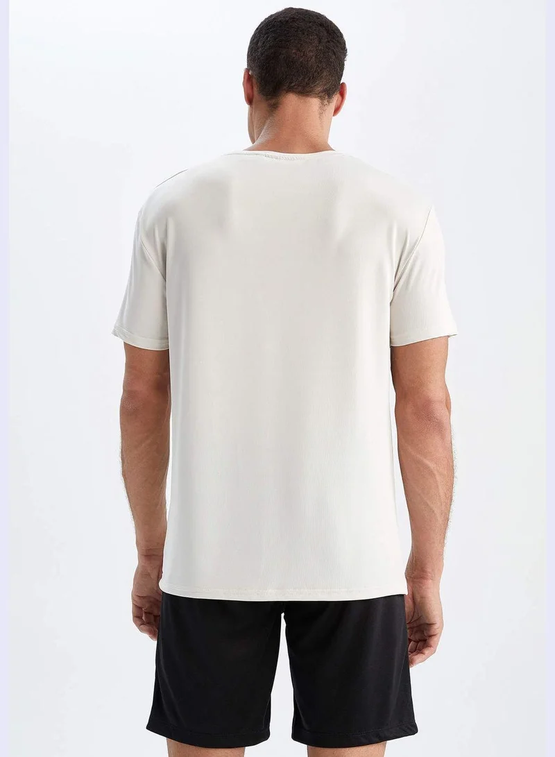 DeFacto Man NBA Brooklyn Nets Licenced Knitted T-Shirt
