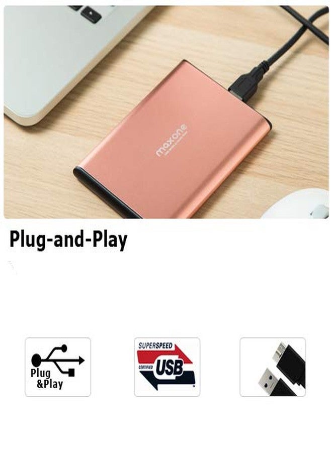Maxone 500GB Portable External Hard Drives- 2.5 Inch Ultra Slim External Hard Drives USB 3.0 for Laptop,Desktop,Xbox one,PS4,Mac,Chromebook - Image 4