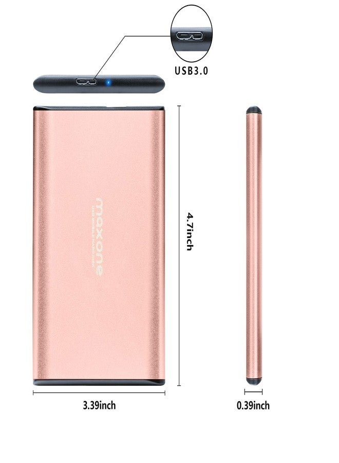 Maxone 500GB Portable External Hard Drives- 2.5 Inch Ultra Slim External Hard Drives USB 3.0 for Laptop,Desktop,Xbox one,PS4,Mac,Chromebook - Image 2