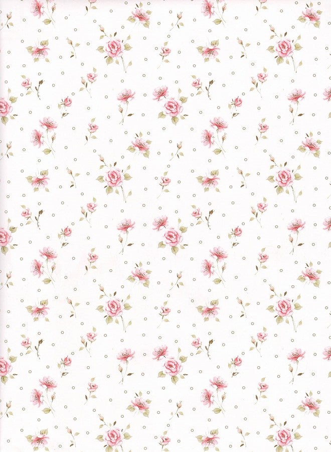 arkamii Premium Wrapping Paper Set of 4 Sheets Size 34 x 25 inch Mini Rose Gift Wrap (18-9237 - Image 1