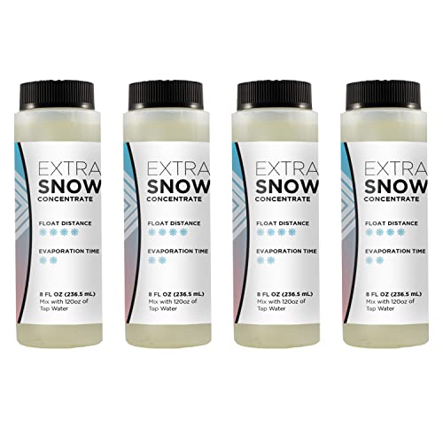 froggys fog Froggy's Flakes Snow Machine Fluid Concentrate, 8 fl. oz, Extra-Dry Formula Snow Fluid with 30 Feet Float/Drop, Makes 4 Gallons of Snow Fluid - Image 1