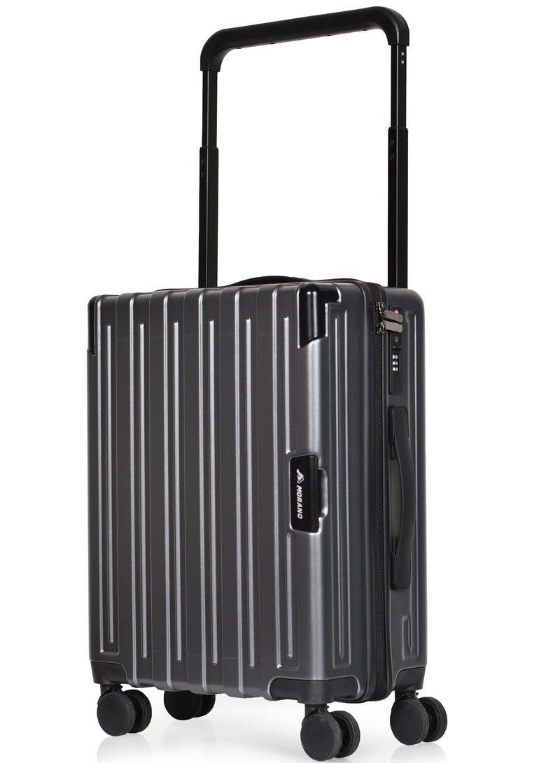 مورانو شنطة سفر مورانو العصرية خفيفة الوزن من مادة ال ABS الصلبة رمادي مقاس 37 سم*22 سم*48 سم - Image 1