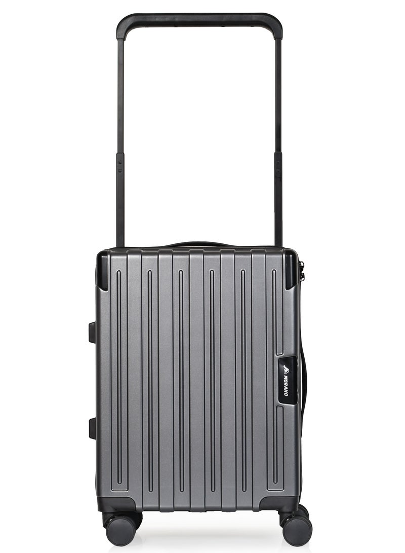 مورانو شنطة سفر مورانو العصرية خفيفة الوزن من مادة ال ABS الصلبة رمادي مقاس 37 سم*22 سم*48 سم - Image 2