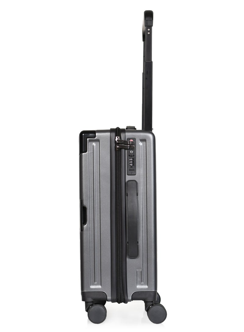 مورانو شنطة سفر مورانو العصرية خفيفة الوزن من مادة ال ABS الصلبة رمادي مقاس 37 سم*22 سم*48 سم - Image 3