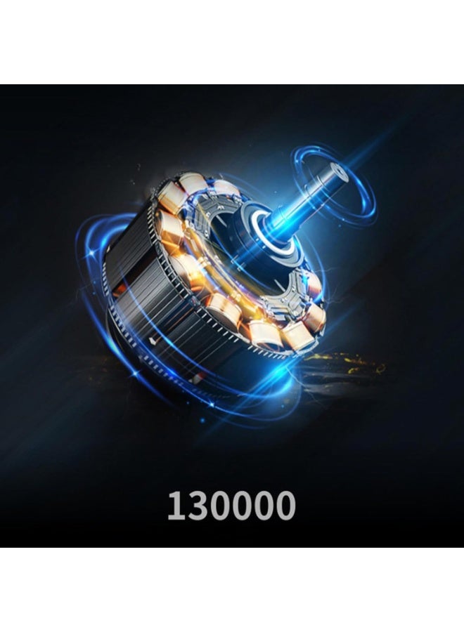 مروحة نفاثة صغيرة قابلة للشحن - منفاخ قوي بسرعة 130,000 لفة/دقيقة - عملي ومحمول للاستخدام كمروحة أو أداة تنظيف عالية السرعة - Image 3