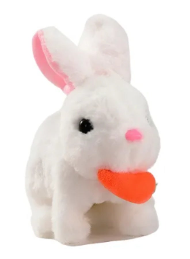 Moving Rabbit Fur Fluffy Soft Stuffed Toy Birthday Gift - Image 3