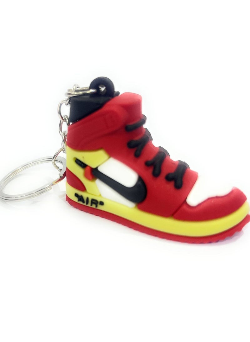 Generic basketball sneaker keychain  in box red  - Image 1