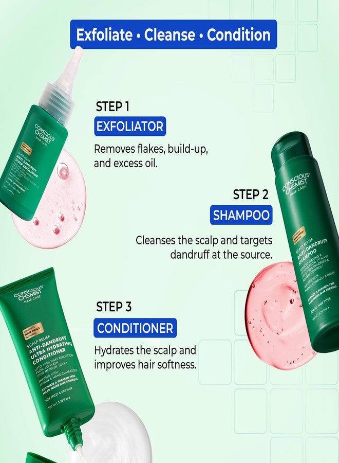 Conscious Chemist Anti-Dandruff Scalp Exfoliator 50ml | Pre-Wash Scalp Treatment for Flakes & Itchy Scalp | Relieves Visible Dandruff | Powered by FlakeShield™ Technology | Suitable for Men & Women - Image 3