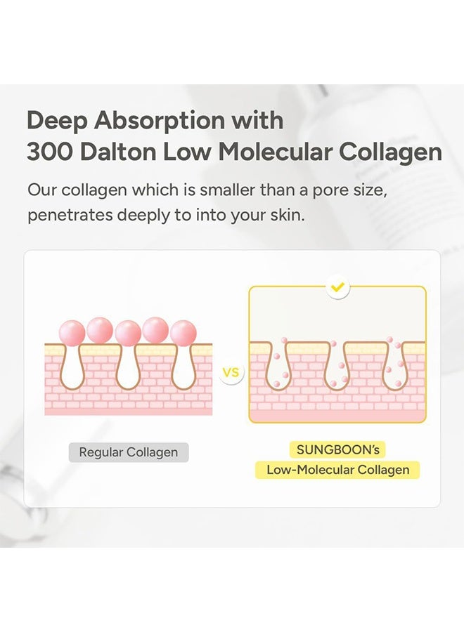 SUNGBOON EDITOR Deep Collagen Anti-wrinkle Cream In Serum - Power Boosting Cream In Serum |Elasticity Improvement | Firming Anti Aging Facial Ampoule Serum | Korean - Image 5