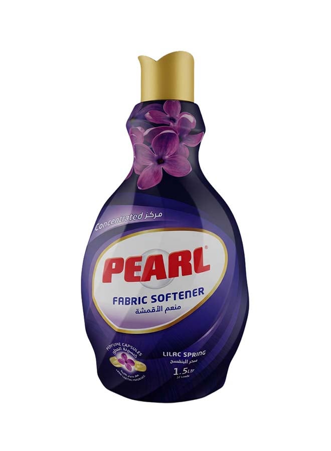 Pearl Fabric Softener Concentrate 1.5L Lilac Spring Perfume Capsules Long Lasting Fragrance Laundry Conditioner 1.5 L - Image 1