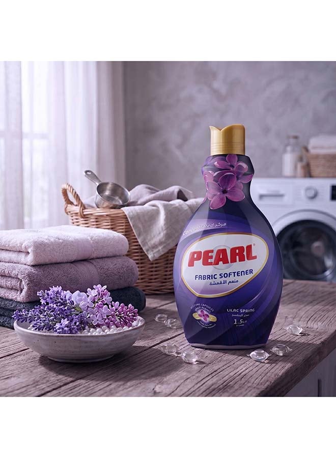 Pearl Fabric Softener Concentrate 1.5L Lilac Spring Perfume Capsules Long Lasting Fragrance Laundry Conditioner 1.5 L - Image 4