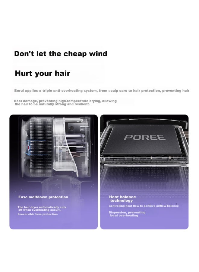 FLYCO Feike Borui High-speed Hair Dryer With Negative Ions, Gentle On Hair, High-power Hair Blower For Home Use, Portable For Travel, Valentine's Day Gift For Women Ph1653 - Image 4