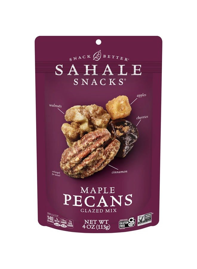 Sahale Snacks Maple Pecans Glazed Mix, 4 Ounces (Pack of 6) - Image 1
