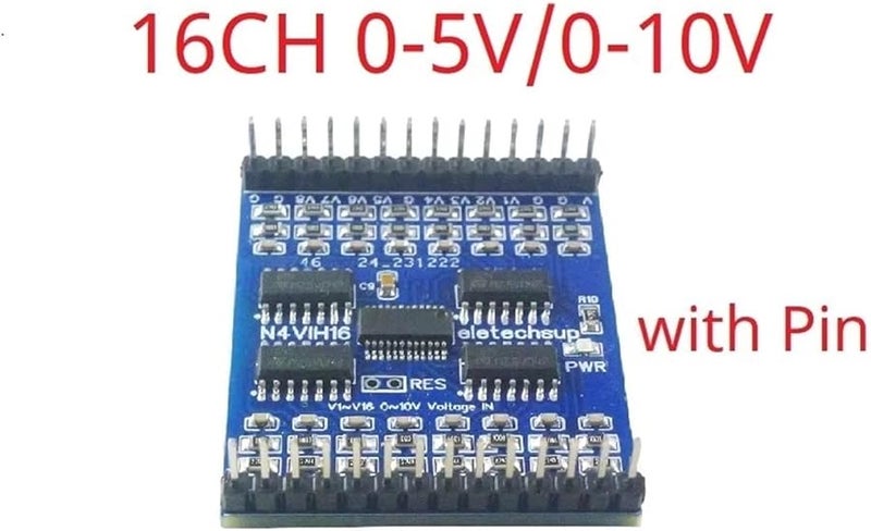 16AI RS485 Modbus RTU ADC Module 0 5V 0 10V 4 20mA Analog Input DC 5V 12V 24V - Image 3