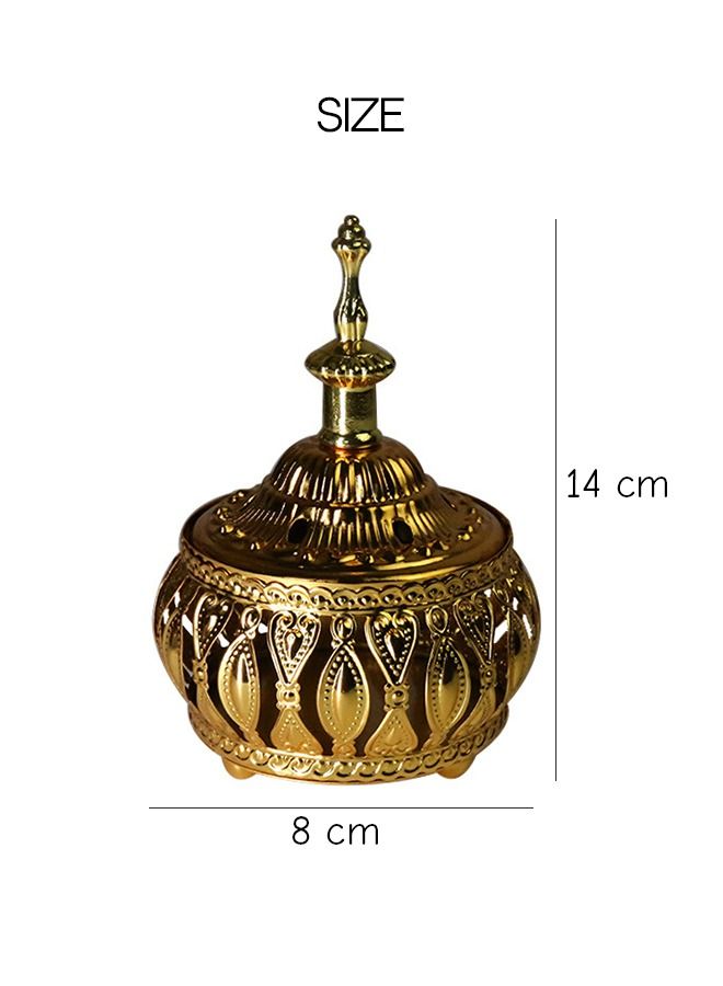 Haidue Arabian Style Metal Incense Burner with 100g Aloes  - Image 4