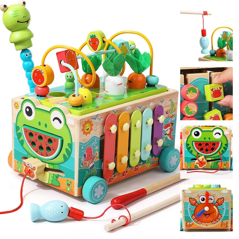 JAUNTY Toddler Wooden Montessori Toy for 1 2 3 Year Old Toys Educational Stem Toy for Baby Boys Girls 18 Months Preschool Learning Fine Motor Skill First 1st Birthday Gifts for Kids Girl Boy 13 - Image 4