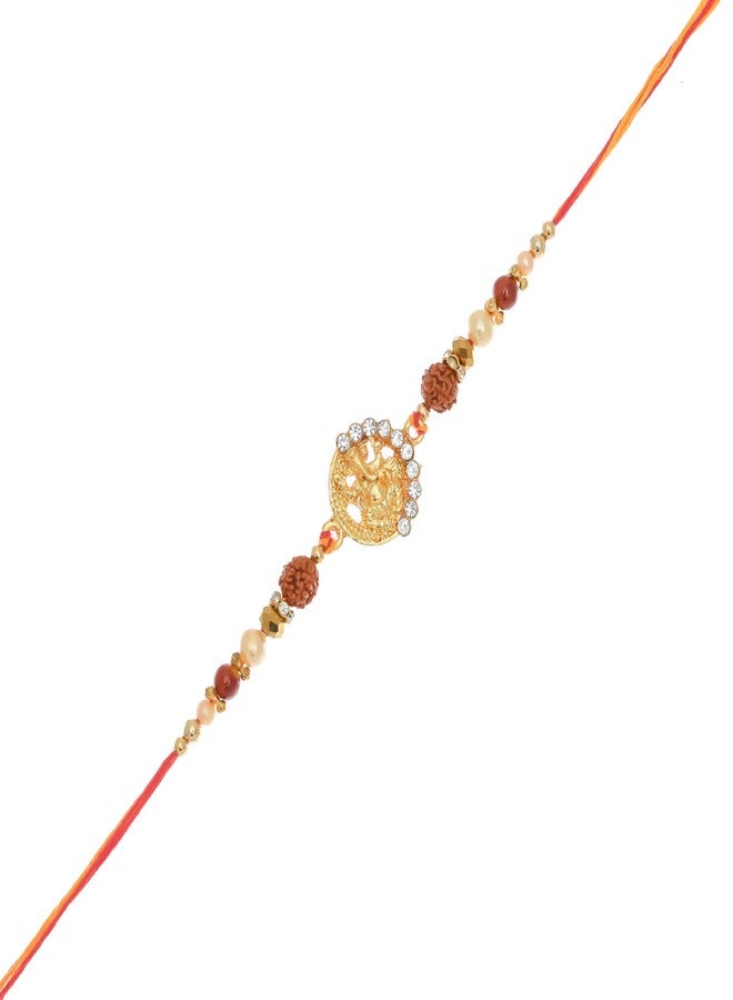 Poorak Rakhi Ganesha Collection Pack of 5 Ganesha Rakhi for Brother - Image 5
