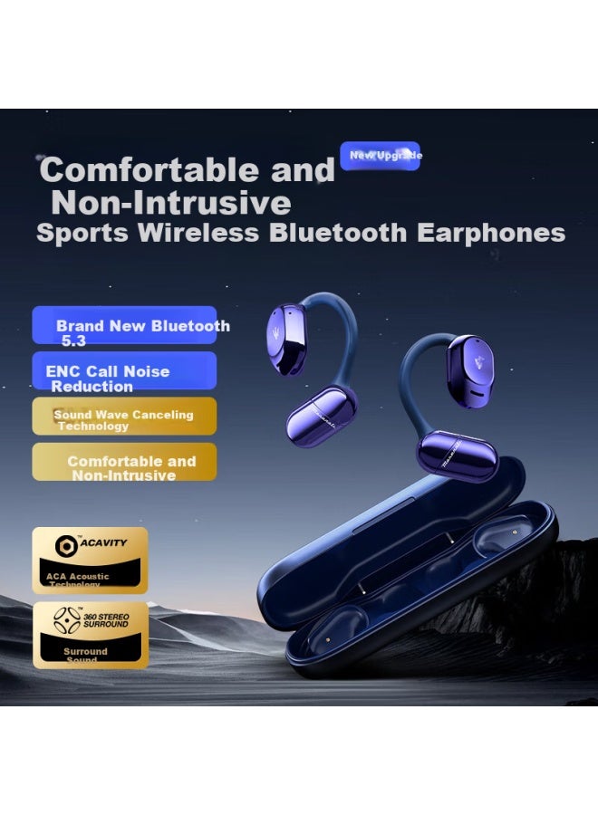 Shinecon Maserati Collaboration Edition, Maserati 101 Maserati Wireless Bluetooth Headphones, Ear-hook Open-style Bluetooth Headphones, Running Sports Noise-cancelling Earphones - Image 1