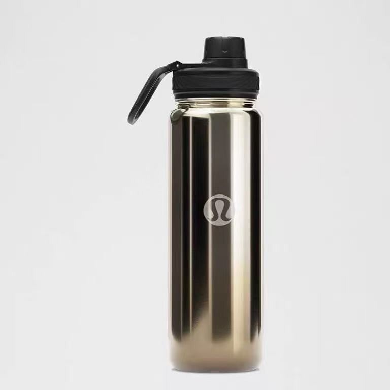 Double Wall Stainless Steel Vacuum Insulated Sports Water Bottle with Straw Lid, 24h Cold Retention, Large Capacity