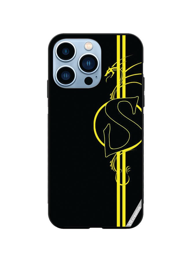 VR CREATIVE Protective Case Cover For Apple iPhone 13 Pro Letter S Design Multicolour - Image 1