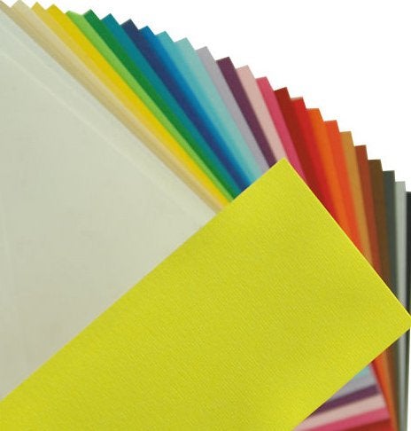 Fabriano Brustro Elle Erre Coloured Card Stock Craft Sheet 50 X 70 CM Giallo Pack of 10