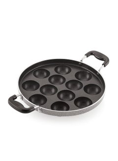 Pencil Pencil Signature NonStick Panniyarkal 12 Rounds Paniyaram Maker Appam Stand Gas Top Compatible  - Image 1