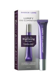 LUMIFY LUMIFY Eye Illuminations Hydra-Gel Brightening Eye Cream, Smoother Looking Skin with Subtle Glow, Contains Vitamin C, Caffeine, Niacinamide & Hyaluronic Acid, Clinically Proven & Hypoallergenic, 15 g  - Image 1