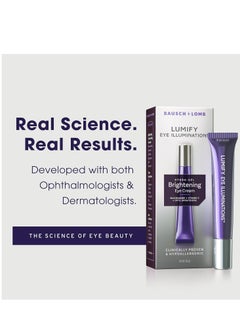 LUMIFY LUMIFY Eye Illuminations Hydra-Gel Brightening Eye Cream, Smoother Looking Skin with Subtle Glow, Contains Vitamin C, Caffeine, Niacinamide & Hyaluronic Acid, Clinically Proven & Hypoallergenic, 15 g  - Image 2
