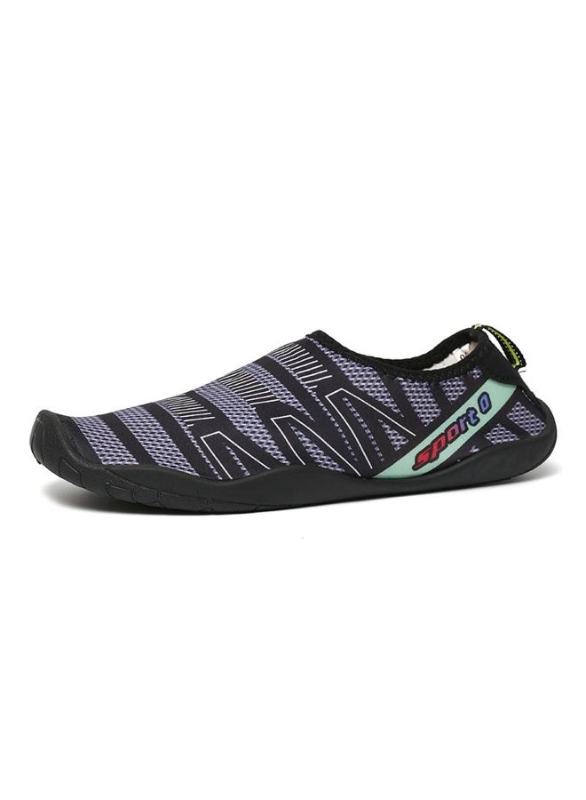 Generic Outdoor Shoes Swim Slipper On Surf Aqua Shoes Skin Sock Striped Shoes Ligh Weight Couples Sea Shoes
