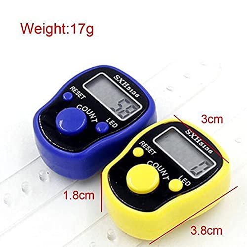 RARE-ZONE Manual Hand Finger Counting Machine, Digital Electronic Tally Counter for Various Counting Purpose Pack of 3 Multicolor - Image 5