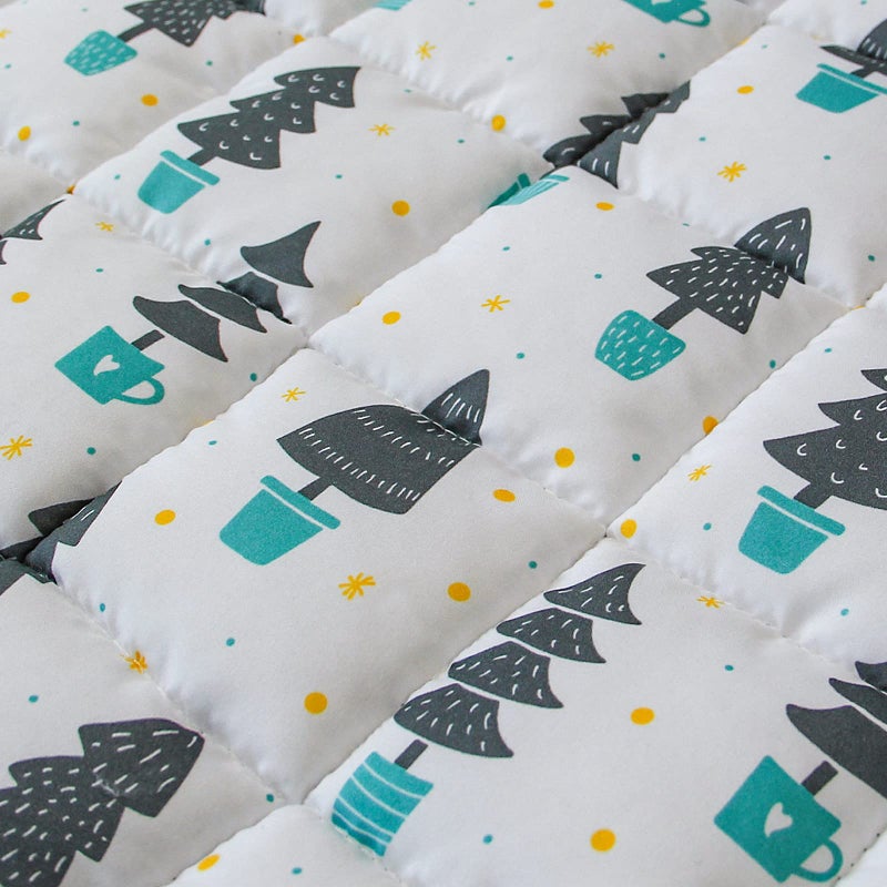 Biloban Toddler Nap Mat with Pillow and Blanket, Cot Nap Mats for Daycare Preschool, Lightweight Portable Travel Sleeping Bag for Kids, Warm & Skin-Friendly, Dark Woods, 50" x 21" - Image 2