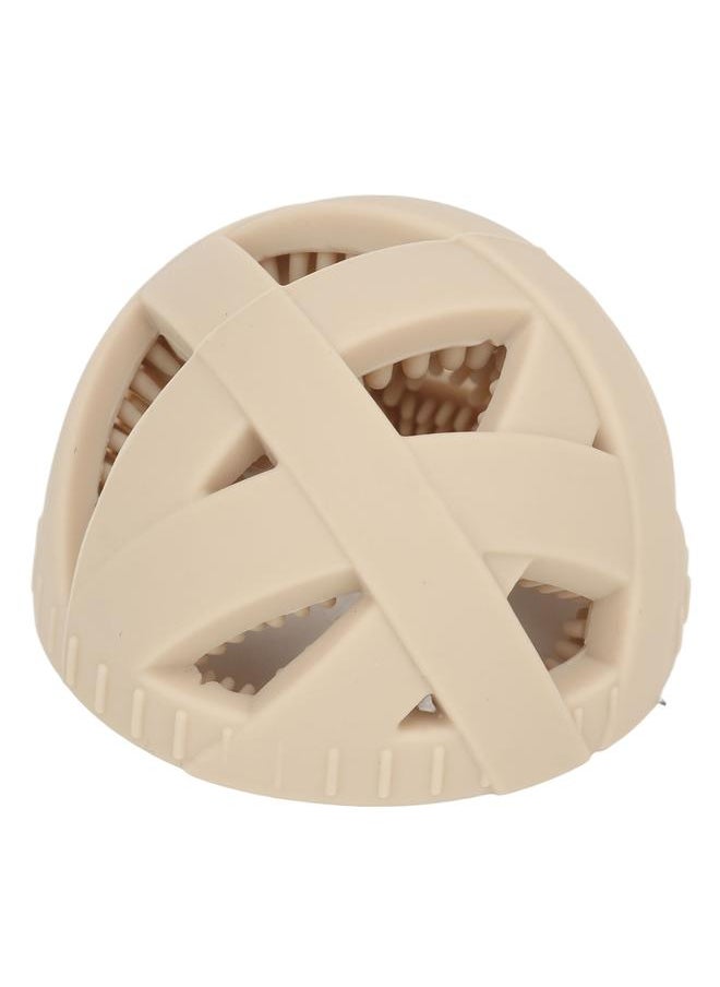 Thoraya - Silicone Egg Brush Efficient Cleaning Egg Wash Brush Portable Egg Clean Tool Multipurpose Cleaning Scrubber for Vegetable Fruit Beige - Image 1