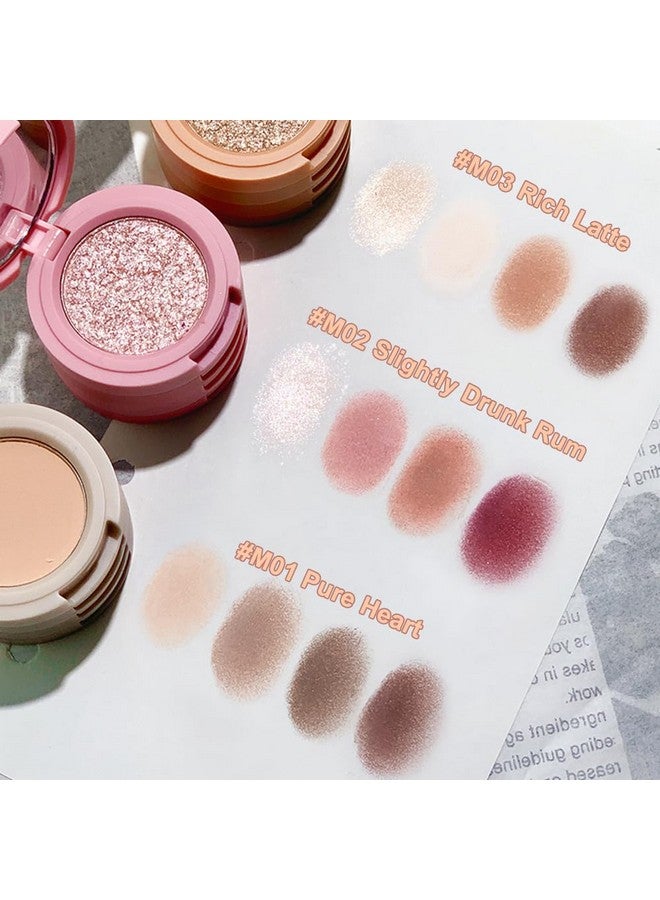 إريندي لوحة ظلال العيون إريندي، 4 ألوان، رباعية غير لامعة، عالية الصبغة، تدوم طويلاً، سهلة المزج، ألوان غنية بملمس مخملي، لوحة مكياج العيون مع مرآة، رائعة للسفر M03# - Image 5