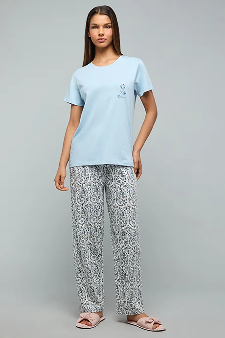 أر أند بي Paisley Print Pyjama Set
