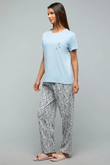 أر أند بي Paisley Print Pyjama Set