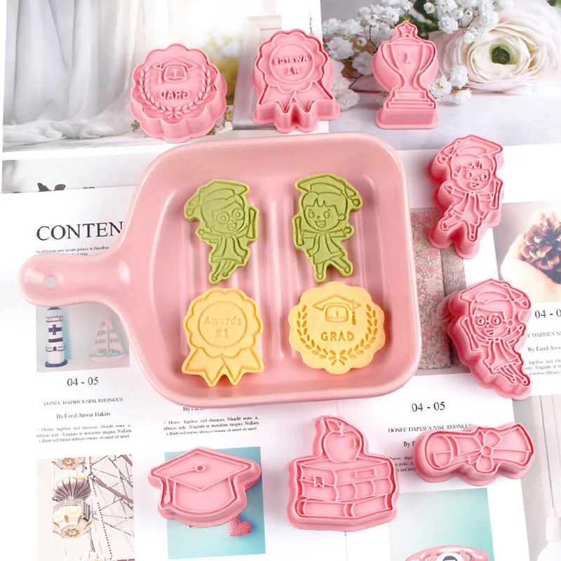 16pcs Graduation Theme Cookie Cutters Baking Mould DIY Baking Mold Kitchen Molds - Image 5