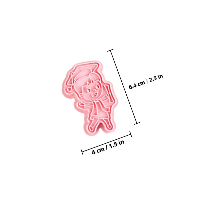 16pcs Graduation Theme Cookie Cutters Baking Mould DIY Baking Mold Kitchen Molds - Image 2