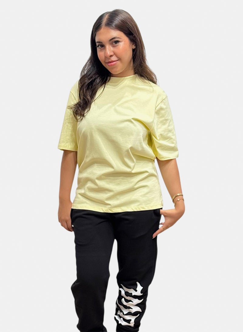 OWL T-shirt 'Hello sunshine' Yellow - Image 2
