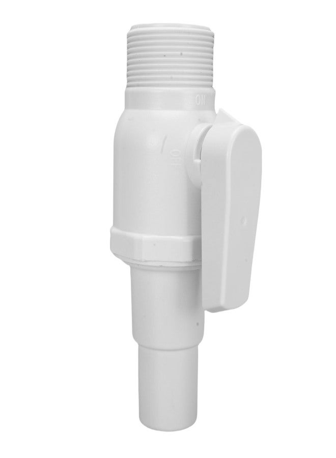 1.5-1.25 Inch 2 Way Ball Valve Replacement for Pool Filter Skimmer Maximum 50psi Pressure Rating - Image 3