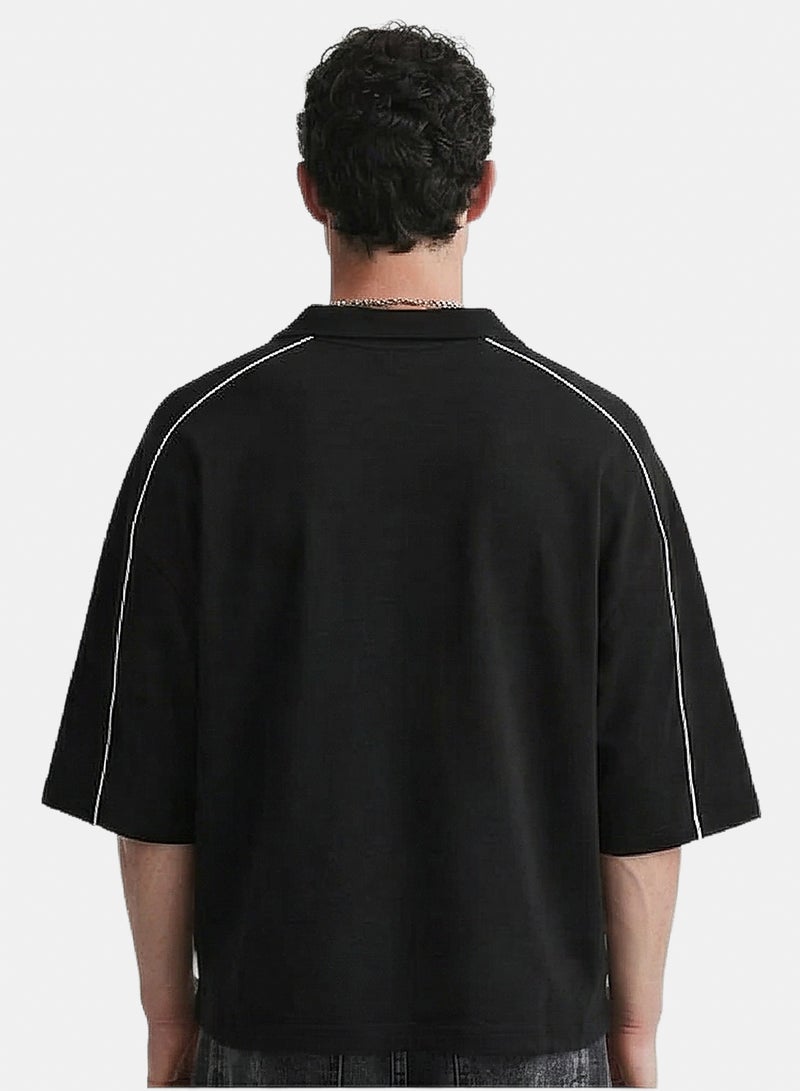 Ravin Men'S Avant Gardae Oversized Piquet Polo Sport Luxe Edition - Image 2