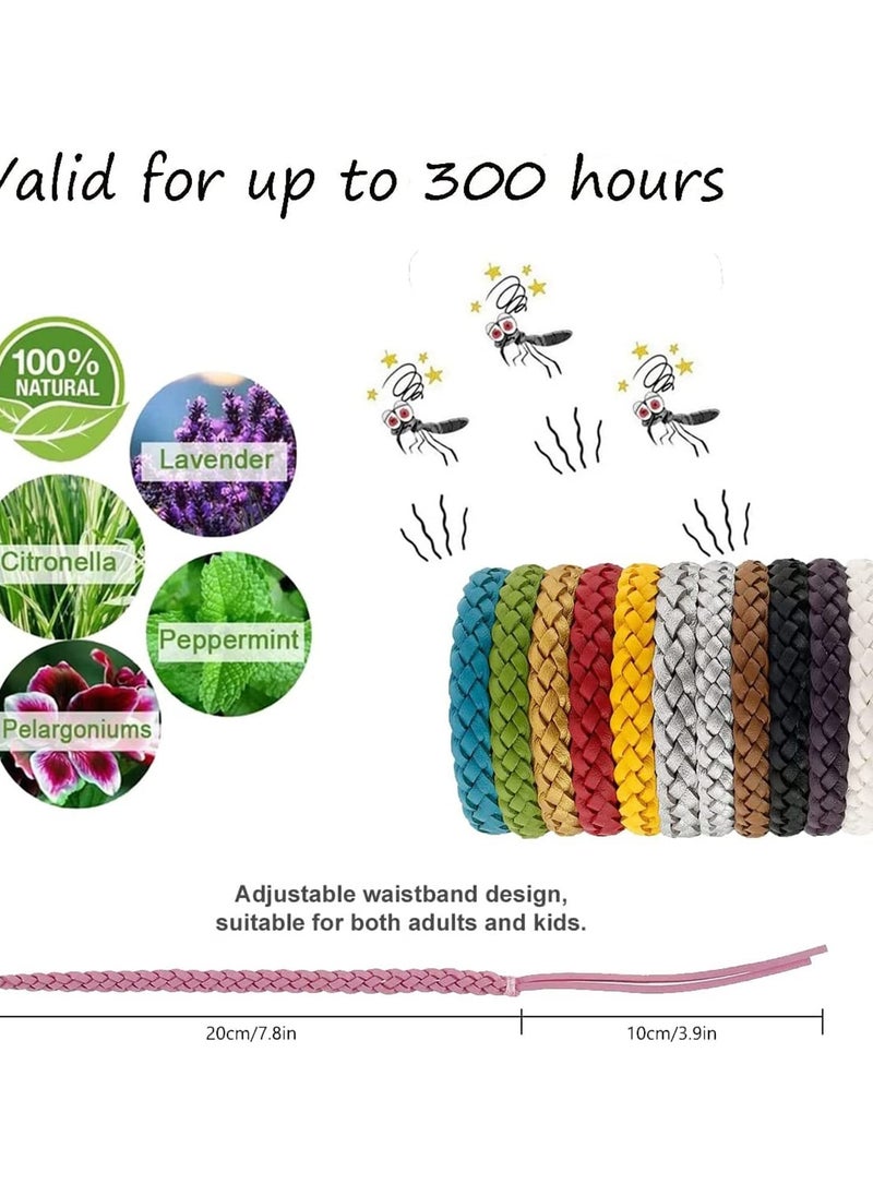 SYOSI - Mosquito Repellent Bracelet 12 Pack, Natural Anti Bug Wristbands 100%Ingredient for Adults & Kids, Outdoors up to 300 Hours of Protection for Sports and Outdoor Activities - Image 1