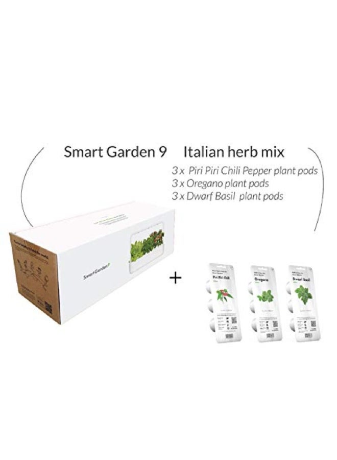 كليك اند جرو حديقة سقي أوتوماتيكية بلاستيكية مستطيلة 9 أصيص ذكي مع تطبيق ولمسة بيضاء 8.5 × 5.5 × 20.5 سم SG9S1INT - Image 2