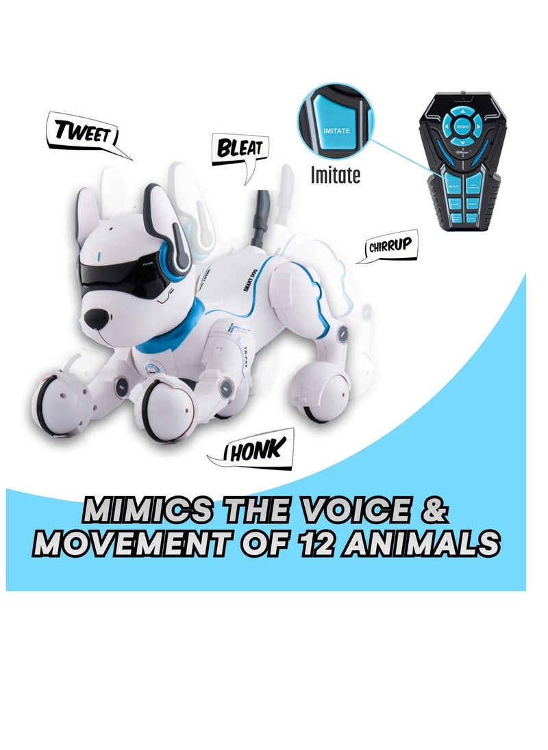 KASTWAVE - Remote Control Robot Dog Toy with Touch Function and Voice Control Rc Dog Robots Toys for Kids 3 - 10 Year Old and up Smart and Dancing Robot Toy Imitates Animals Mini Pet Dog Robot - Image 1