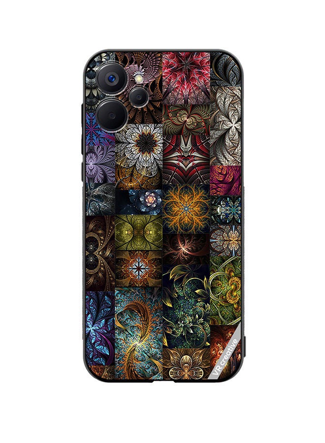 VR CREATIVE Protective Case Cover For Realme 9i 5G 30 Mind Blowing Pieces Of Algorithmic Fractal Art Design Multicolour - Image 1