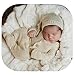 Vemonllas Vemonllas Newborn Photography Prop Baby Boys Girls Photoshoot Outfits Newborn Photo Knitted Romper Sleepy Hat Picture  - Image 2